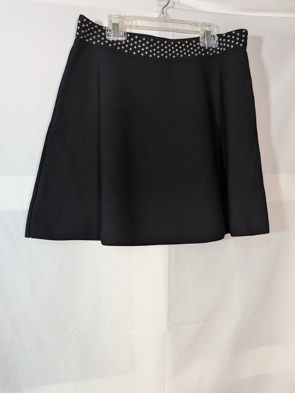 Michael Kors Black Skirt with Studded Waist